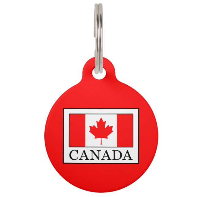 Médaillon Pour Animaux Canada (Devant)
