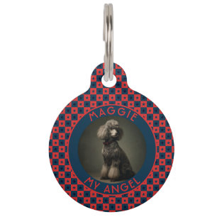 Médaillon Pour Animaux Carré de cadeau personnalisé pour papa de chat cla