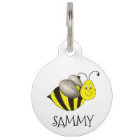 Cartoon jaune miel abeille bourdon