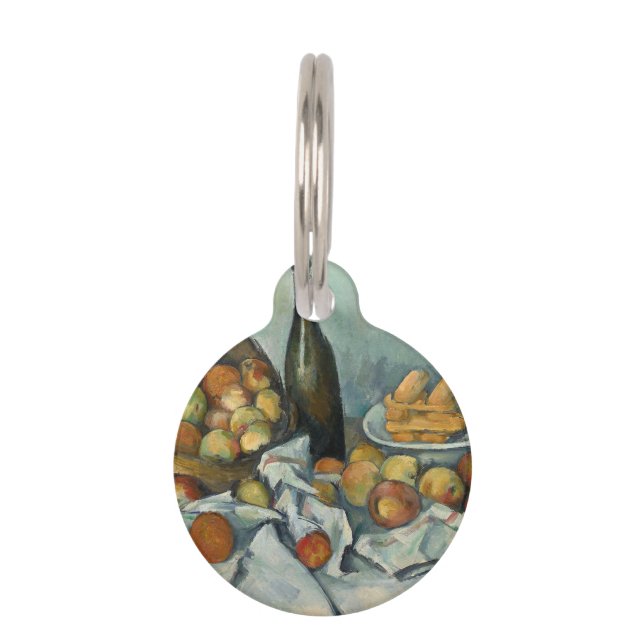 Médaillon Pour Animaux Cezanne Panier Pommes Impressionnisme Art (Devant)
