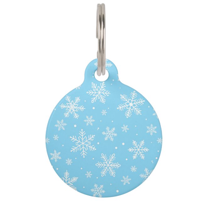 Médaillon Pour Animaux Chanson de la Neige (Devant)