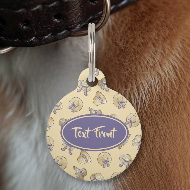 Médaillon Pour Animaux Chapeaux d'été pour femmes beige (Créateur téléchargé)