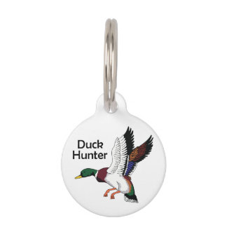 Médaillon Pour Animaux Chasseur de canard