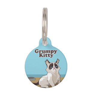 Médaillon Pour Animaux Chat grincheux