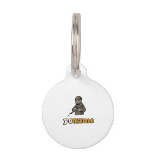 Médaillon Pour Animaux Chat militaire British Shorthair personnalisé 