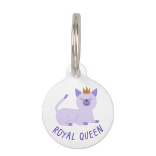 Médaillon Pour Animaux Chat ROYAL de la REINE
