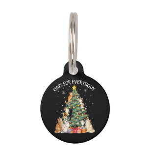 Médaillon Pour Animaux Chats pour Noël amateur de chats pour tous