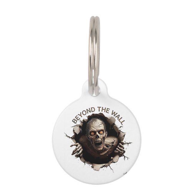 Médaillon Pour Animaux Chemise manches longues zombie Beyond The Wall (Devant)