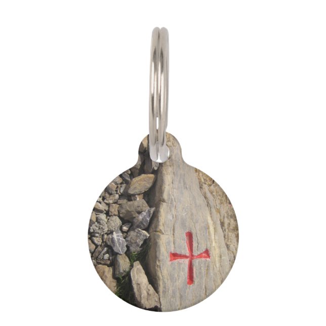 Médaillon Pour Animaux Chevaliers Templar Suisse (Devant)