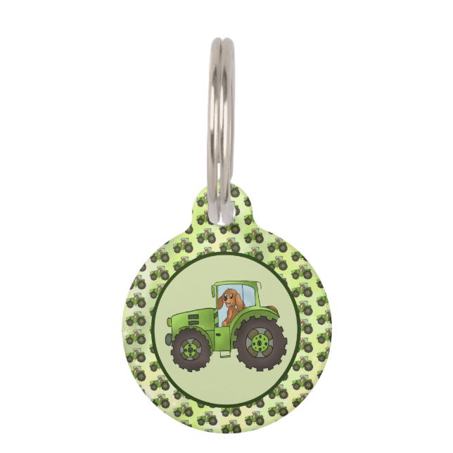 Médaillon Pour Animaux Chien avec trecker  (Devant)