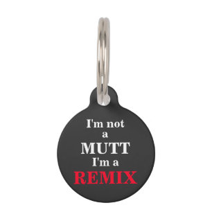 Médaillon Pour Animaux Chien bâtard drôle remix spécial mignon unique