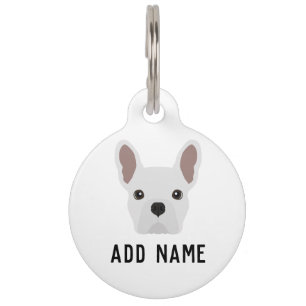 Médaillon Pour Animaux Chien blanc