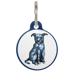 Médaillon Pour Animaux Chien blanc