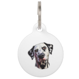 Médaillon Pour Animaux Chien Dalmatien Créez Votre Propre Texte Personnal