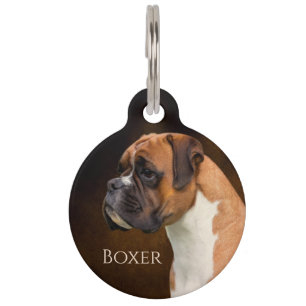 Médaillon Pour Animaux Chien de boxeur