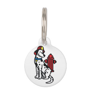 Médaillon Pour Animaux Chien de feu