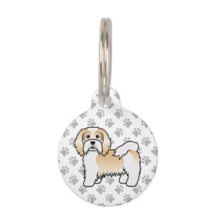 Médaillon Pour Animaux Chien Havanais Fauve Et Blanc & Infos sur les Anim