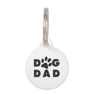 Médaillon Pour Animaux Chien papa classique