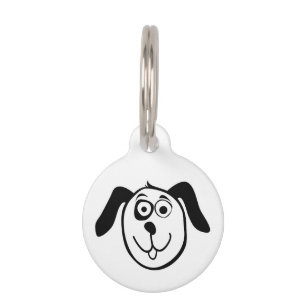 Médaillon Pour Animaux Chien personnalisé avec dessin animé mignon