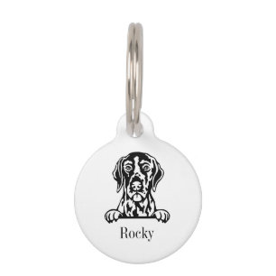 Médaillon Pour Animaux chien pointer allemand personnalisé