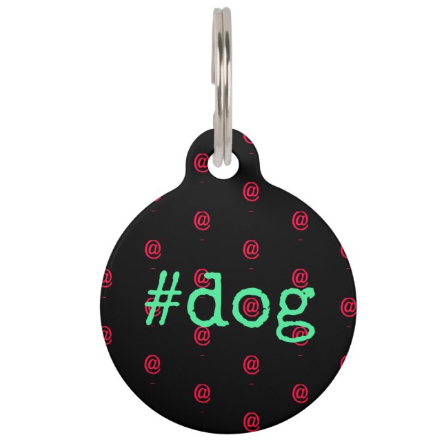 Médaillon Pour Animaux #chien @ pour les chiens (Dos)