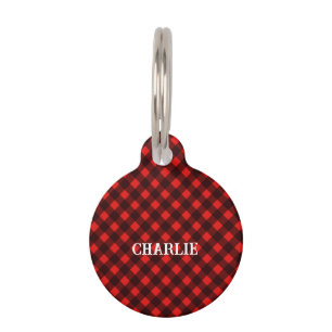 Médaillon Pour Animaux Chien rouge