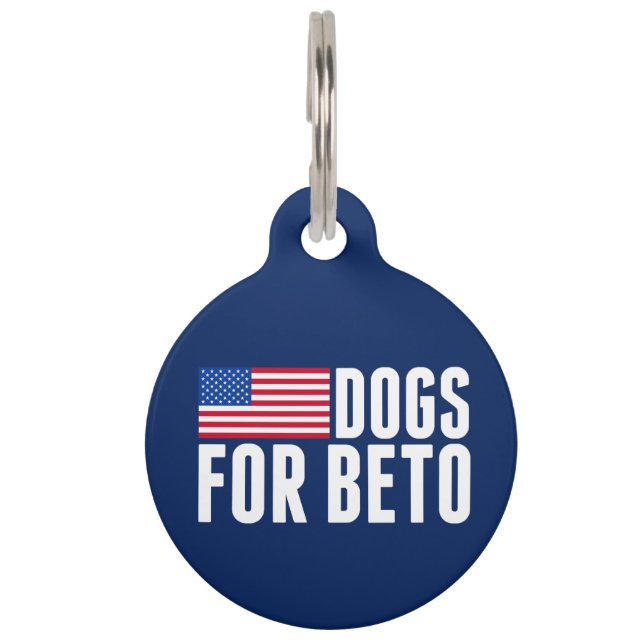 Médaillon Pour Animaux Chiens pour Beto O'Rourke 2018 (Devant)
