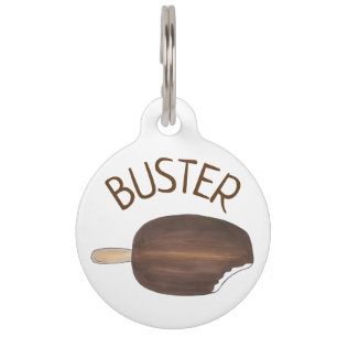 Médaillon Pour Animaux Chocolat Vanilla Ice Cream Bar Popsicle Foodie