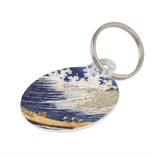 Médaillon Pour Animaux Choshi dans la province de Simosa par Hokusai