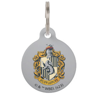Médaillon Pour Animaux Cimier de Hufflepuff