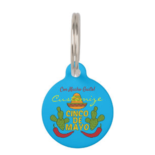 Médaillon Pour Animaux Cinco De Mayo Thunder_Cove