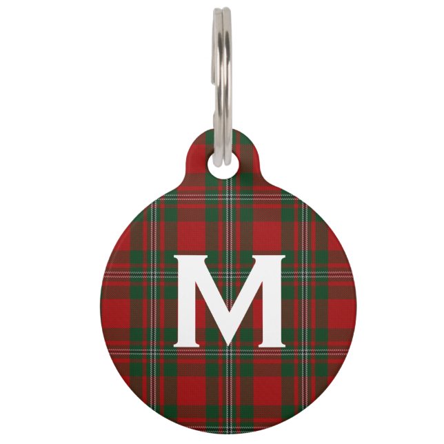 Médaillon Pour Animaux Clan classique MacGregor Plaid personnalisé (Devant)