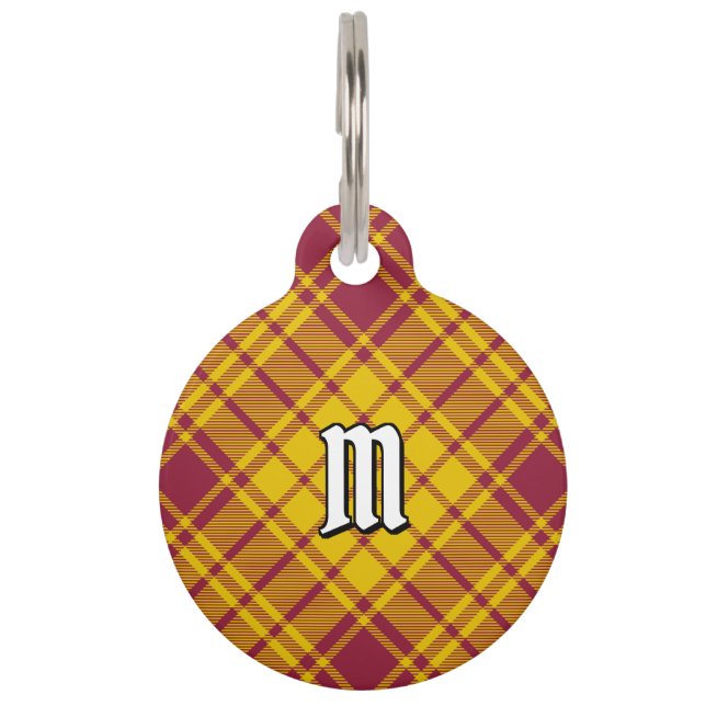 Médaillon Pour Animaux Clan MacMillan robe Tartan (Devant)