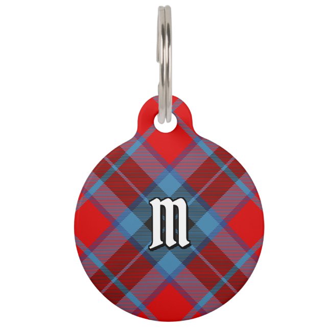 Médaillon Pour Animaux Clan MacTavish Tartan (Devant)