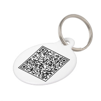 Médaillon Pour Animaux Code QR analysable en cas de perte