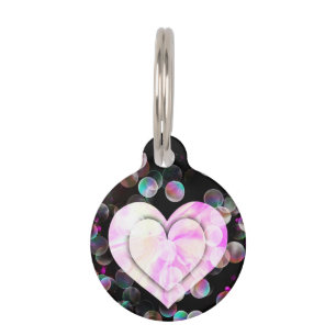 Médaillon Pour Animaux Coeur dansant