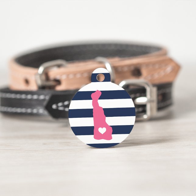 Médaillon Pour Animaux Coeur du Delaware (Créateur téléchargé)