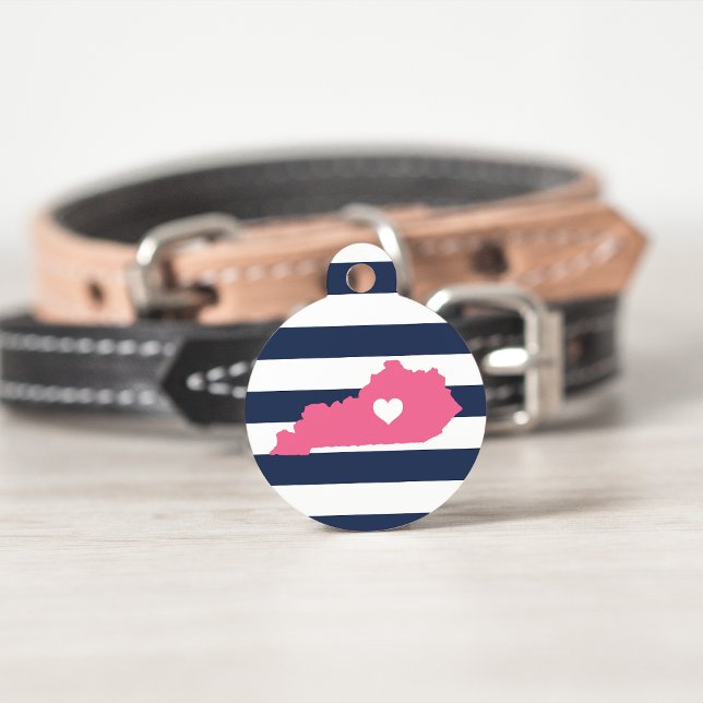 Médaillon Pour Animaux Coeur du Kentucky (Créateur téléchargé)