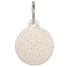Collier Pastel Arc-en-Ciel Empreinte de Patte | Ch