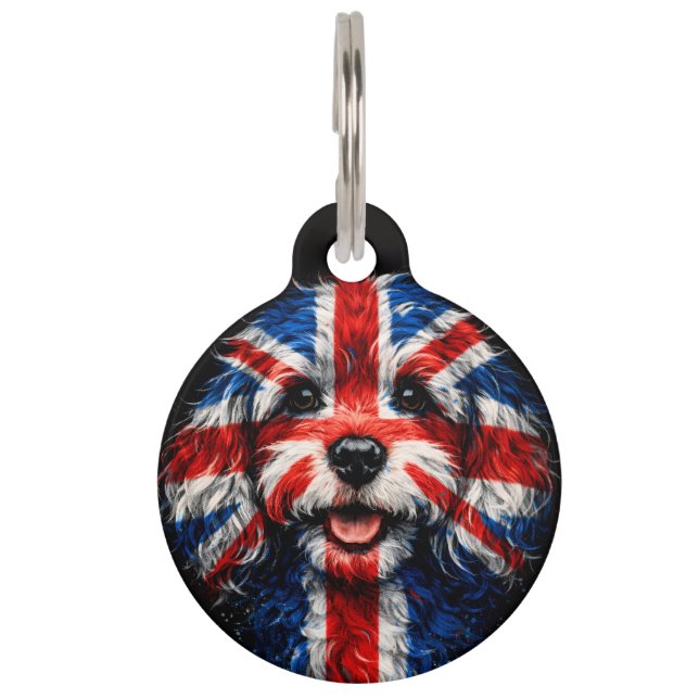 Médaillon Pour Animaux Collier pour chien Cockapoo britannique | Insigne  (Devant)