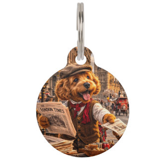 Médaillon Pour Animaux Collier pour chien Cockapoo vintage Londres | coll