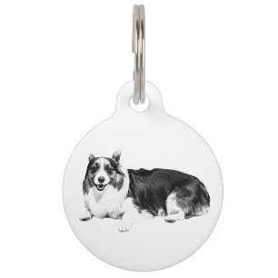 Médaillon Pour Animaux Compagnon de confiance Corgi