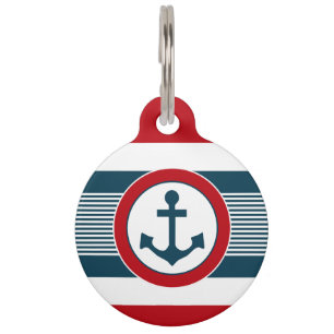 Médaillon Pour Animaux Conception nautique