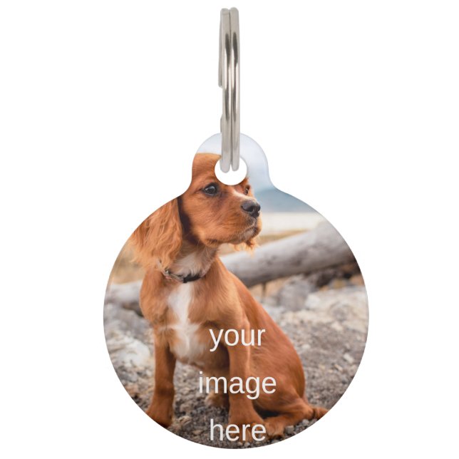 MÉDAILLON POUR ANIMAUX CONCEVEZ VOTRE PROPRE ÉTIQUETTE DE COMPAGNIE (Devant)