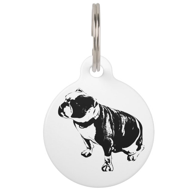 Médaillon Pour Animaux Connu pour son calme (Devant)