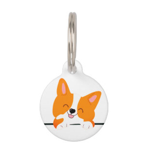 Médaillon Pour Animaux Corgi, Chiot, Animal de compagnie