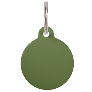 Médaillon Pour Animaux couleur vert foncé