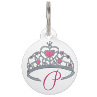 Couronne Royale Diadème Argent Rose Princesse Chie