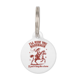Médaillon Pour Animaux Cow-girls Western Wild West