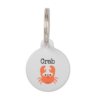 Médaillon Pour Animaux Crabe